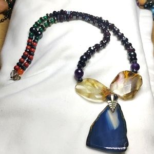 Hand made on of a kind necklace piece from my heart.